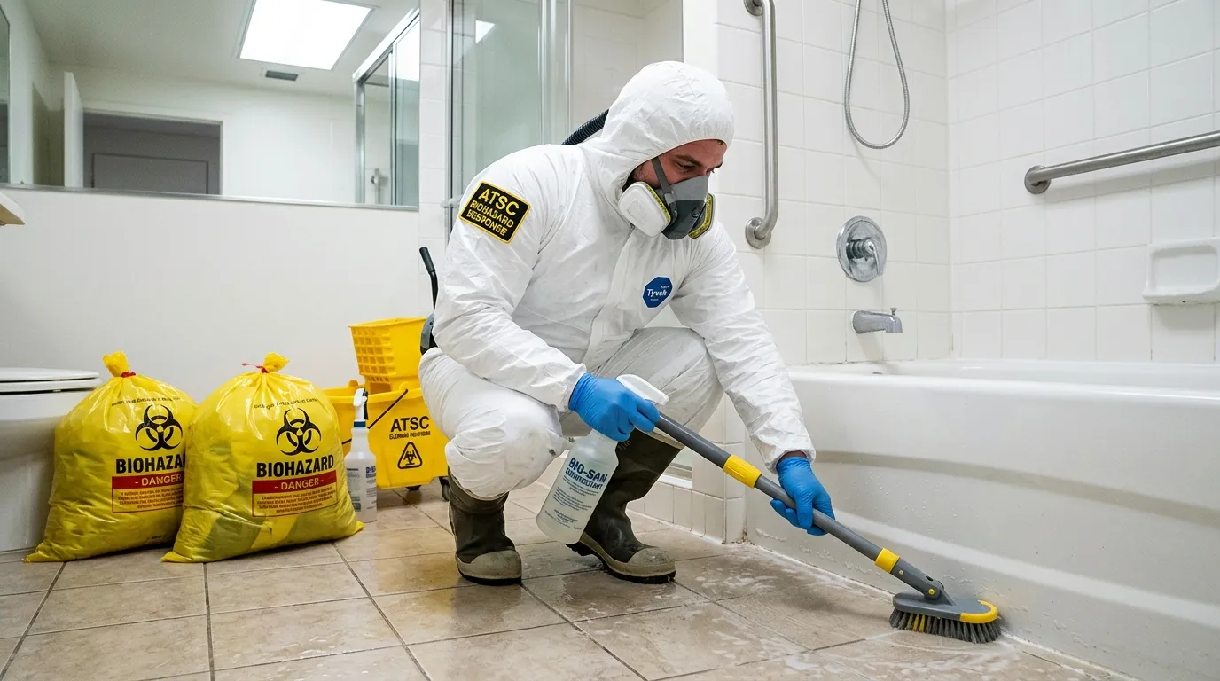 Decontamination equipment deployed for Blood Cleanup in Palmetto